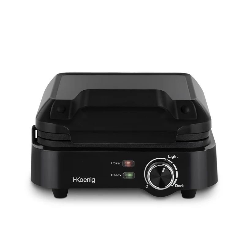 Ⓜ️🔵🔵🔵 H.Koenig GFX420 - Piastra per waffle, waffle maker con regolatore di doratura