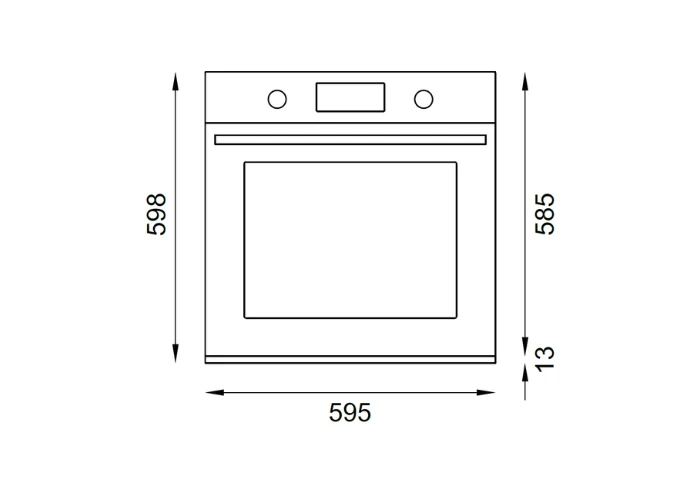 Ⓜ️🔵🔵🔵 BERTAZZONI FPRO6117PTN3 - Forno elettrico, Incasso, 60 cm, Carbonio, Serie Professional, 11 Funzioni, Display TFT, Pirolitico, Nuova classe A++