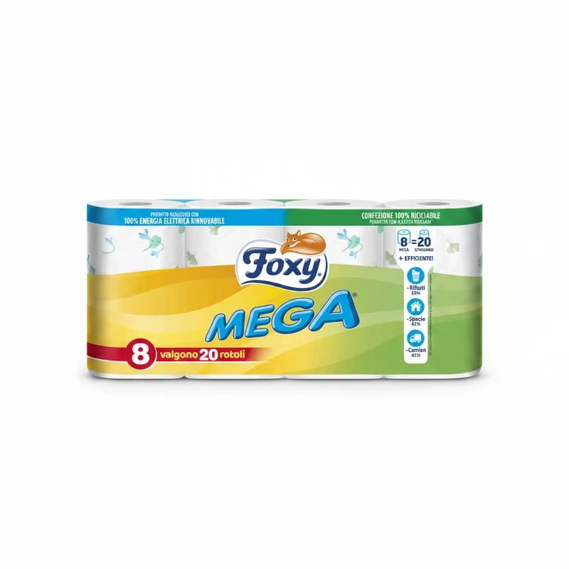 Foxy Carta Igienica Mega Decorata 2Veli Rotoli 8