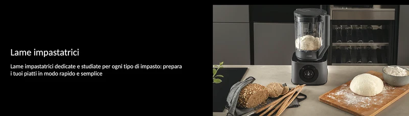 Ⓜ️🔵🔵🔵 Haier HBL7W5 011 - [📦🚨Spedizione immediata!🚚💨] Frullatore I-Master Serie 7, Obsidian Grey, 6 lame in acciaio inox, 2 litri, caraffa in Tritan (senza BPA, BPA FREE), con lame impastatrici, anche per cibi caldi, lavabile in lavastoviglie