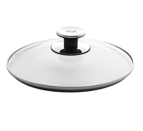 Ⓜ️🔵🔵🔵 Fissler Coperchio - Coperchio in vetro, Diametro 22 cm, Compatibile con Pentole (anche a pressione) e padelle Fissler Ø 22 cm