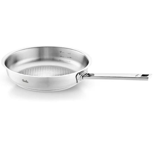 Ⓜ️🔵🔵🔵 Fissler Padella - Padella, Serie Original-Profi Collection, Capacità 2 Litri, Diametro 24 cm, Acciaio inox satinato (esterna)/ Acciaio inox lucidato (interna), Manico acciaio inox 18/10 con occhiello, Fondo Fissler CookStar