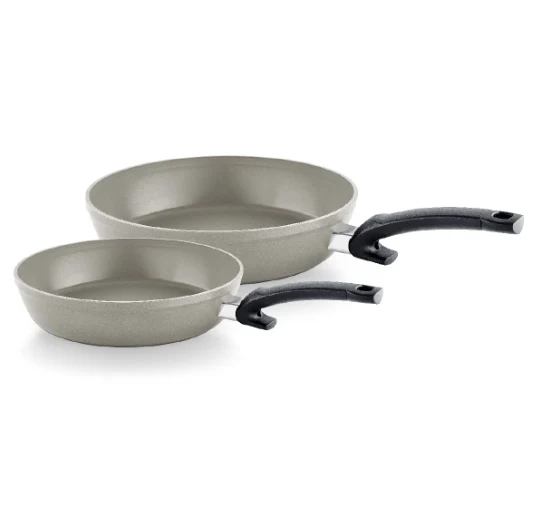 Ⓜ️🔵🔵🔵 Fissler Set Padelle - Set 2 pezzi, Serie Ceratal Comfort, Rivestimento ceramico, Impugnatura ergonomica, Fondo Fissler CookStar