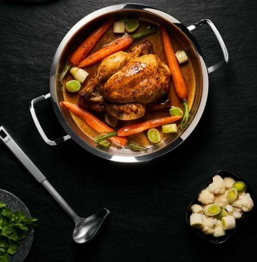 Ⓜ️🔵🔵🔵 Fissler Casseruola - Casseruola, Serie Original-Profi Collection, Capacità 1.4 Litri, Diametro 16 cm, Acciaio inox satinato (esterna)/ Acciaio inox lucidato (interna), Manici ergonomici, Coperchio in metallo, Fondo Fissler CookStar