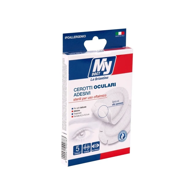 My Compresse Oculari Sterili Tnt 5 Pz 9,5X6,5 Cm