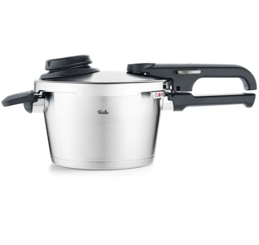 Ⓜ️🔵🔵🔵 Fissler Vitavit Premium 2,5 litri - [📦🚨Spedizione immediata!🚚💨] Pentola a pressione, Capacità 2.5 Litri, Diametro 18 cm, Acciaio inox satinato (esterna)/ Acciaio inox lucidato (interna), 4 impostazioni di cottura, Supporto e cestello per il vapore