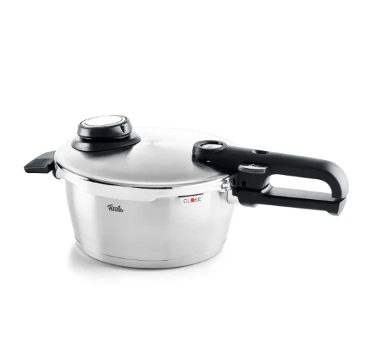 Ⓜ️🔵🔵🔵 Fissler Vitavit Premium 2,5 litri - [📦🚨Spedizione immediata!🚚💨] Pentola a pressione, Capacità 2.5 Litri, Diametro 18 cm, Acciaio inox satinato (esterna)/ Acciaio inox lucidato (interna), 4 impostazioni di cottura, Supporto e cestello per il vapore