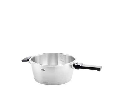 Ⓜ️🔵🔵🔵 Fissler Vitavit Premium - Pentola a pressione, Capacità 3.5 Litri, Diametro 22 cm, Acciaio inox, Cestello per cottura a vapore, Sistema di regolazione della pressione a 3 livelli