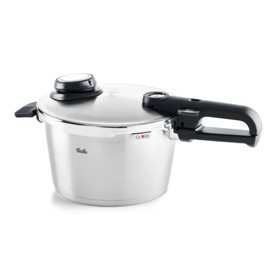 Ⓜ️🔵🔵🔵 Fissler Vitavit Premium - Pentola a pressione, Capacità 4.5 Litri, Diametro 22 cm, Acciaio inox, Induzione, 1 Coperchio in metallo