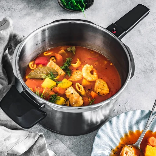 Ⓜ️🔵🔵🔵 Fissler Vitaquick Premium - Pentola a pressione, Capacità 10 Litri, Diametro 26 cm, 1 Coperchio in metallo