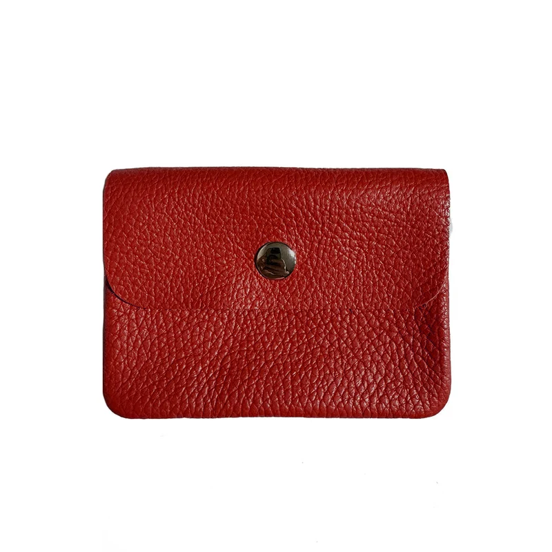 Margaret Mini Portamonete e Portacarte in Vera Pelle