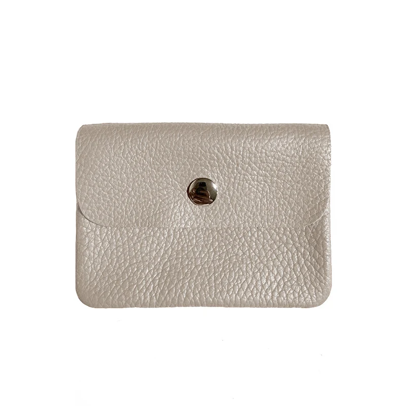 Margaret Mini Portamonete e Portacarte in Vera Pelle