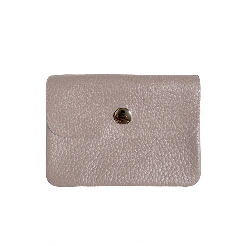 Margaret Mini Portamonete e Portacarte in Vera Pelle