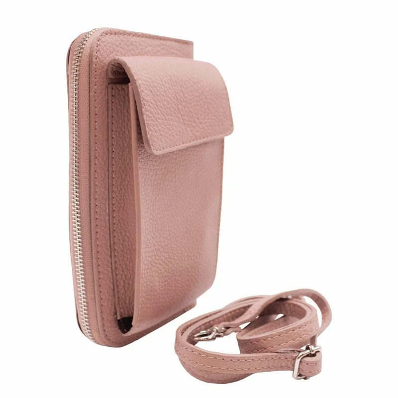 Irina Portafoglio e Porta Cellulare in Pelle