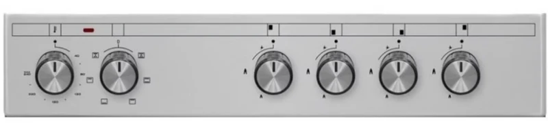 Ⓜ️🔵🔵🔵 SCHAUB LORENZ SS461EX - Cucina INOX 4 fuochi gas di cui uno tripla corona, sicur gas, 60x60cm, forno elettrico multifunzione ventilato, coperchio vetro, classe A