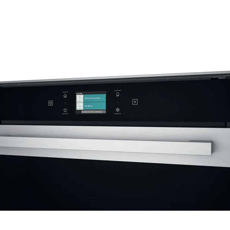 Ⓜ️🔵🔵🔵 Hotpoint ARISTON MP 9P6 IX HA - Forno a microonde da incasso, combinato grill, con funzione vapore, crisp e ventilato, acciaio inox e vetro nero