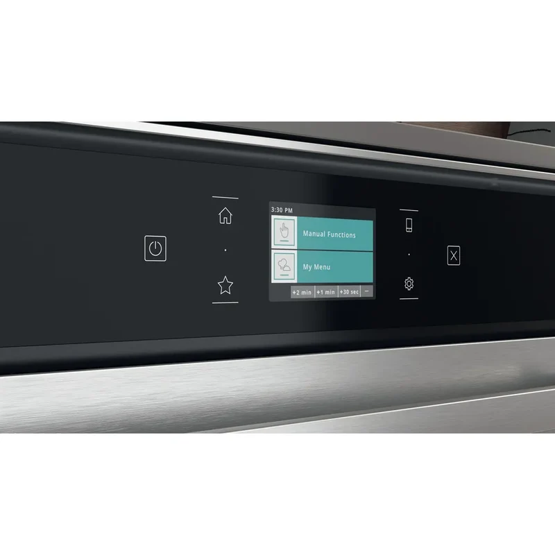 Ⓜ️🔵🔵🔵 Hotpoint ARISTON MP 9P6 IX HA - Forno a microonde da incasso, combinato grill, con funzione vapore, crisp e ventilato, acciaio inox e vetro nero