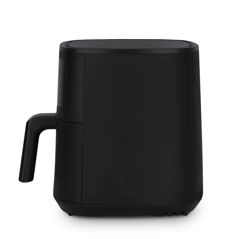 Ⓜ️🔵🔵🔵 H.Koenig FRY840 - Friggitrice ad aria SENZA BPA, 4 litri, finitura NERO OPACO, LAVABILE IN LAVASTOVIGLIE, senza olio, comandi a sfioramento, 1300 W