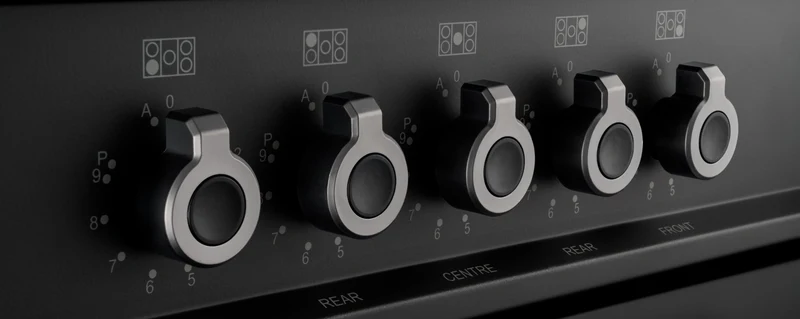 Ⓜ️🔵🔵🔵 BERTAZZONI PRO105I2EXT - Cucina, Piano cottura induzione, Serie Professional, Acciaio Inox, 100 cm, 5 zone a induzione (2 zone flex), Doppio forno elettrico, Nuova classe A