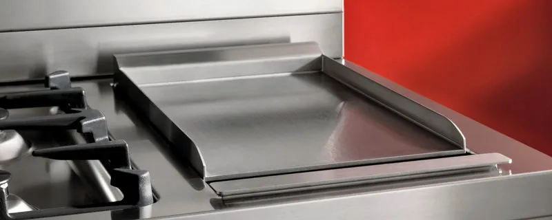 Ⓜ️🔵🔵🔵 BERTAZZONI PRO126G2EXT - Cucina, Piano cottura 6 fuochi a gas, Serie Professional, Acciaio Inox, 120 cm, Bruciatore e Doppio Wok, Piastra Teppan-yaki elettrica, 2 Forni gemelli, Nuova classe A