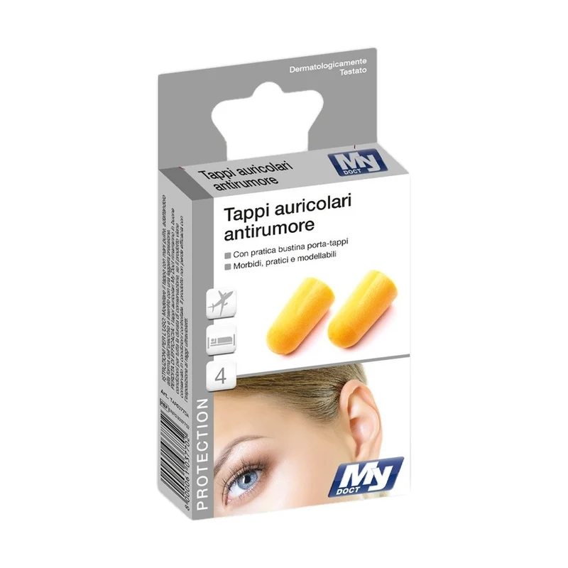 MyDoct Tappi Auricolari Antirumore 4Pz.