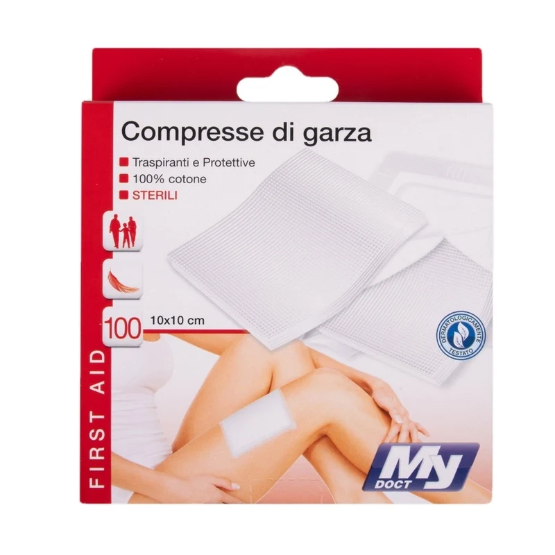 MyDoct Compresse Di Garza 10X10Cm 100Pz.