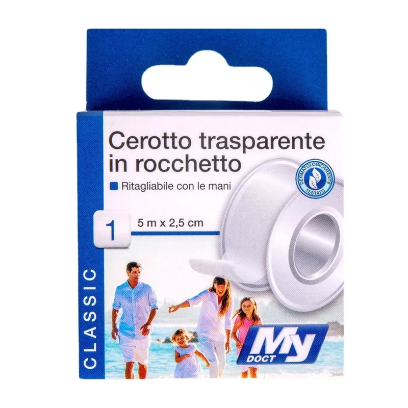 MyDoct Cerotto Trasparente In Rocchetto 5Mx2.5Cm