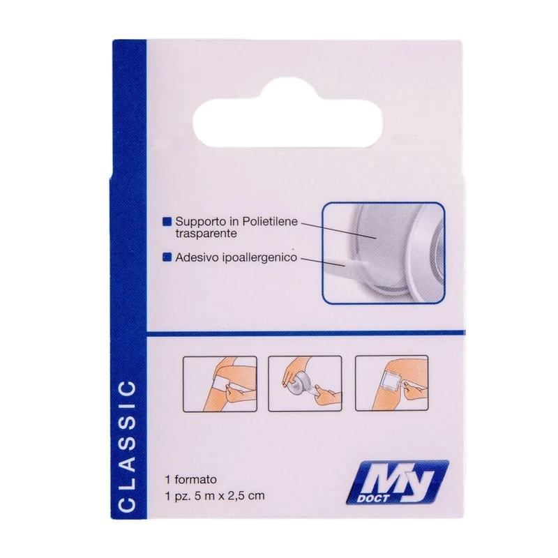 MyDoct Cerotto Trasparente In Rocchetto 5Mx2.5Cm