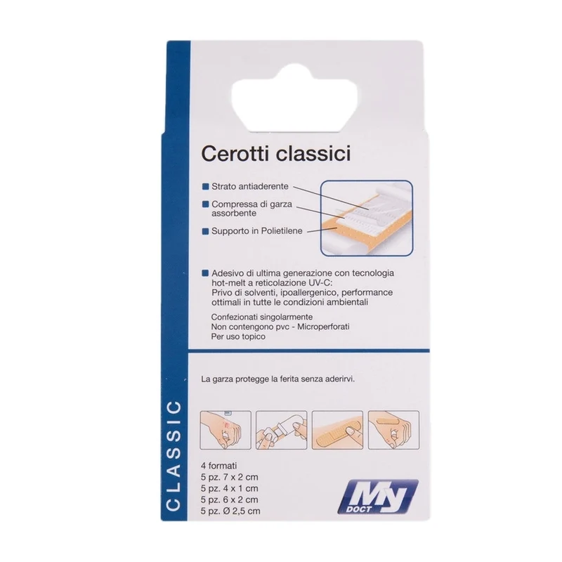 MyDoct Cerotti Classici Assortiti 20Pz.
