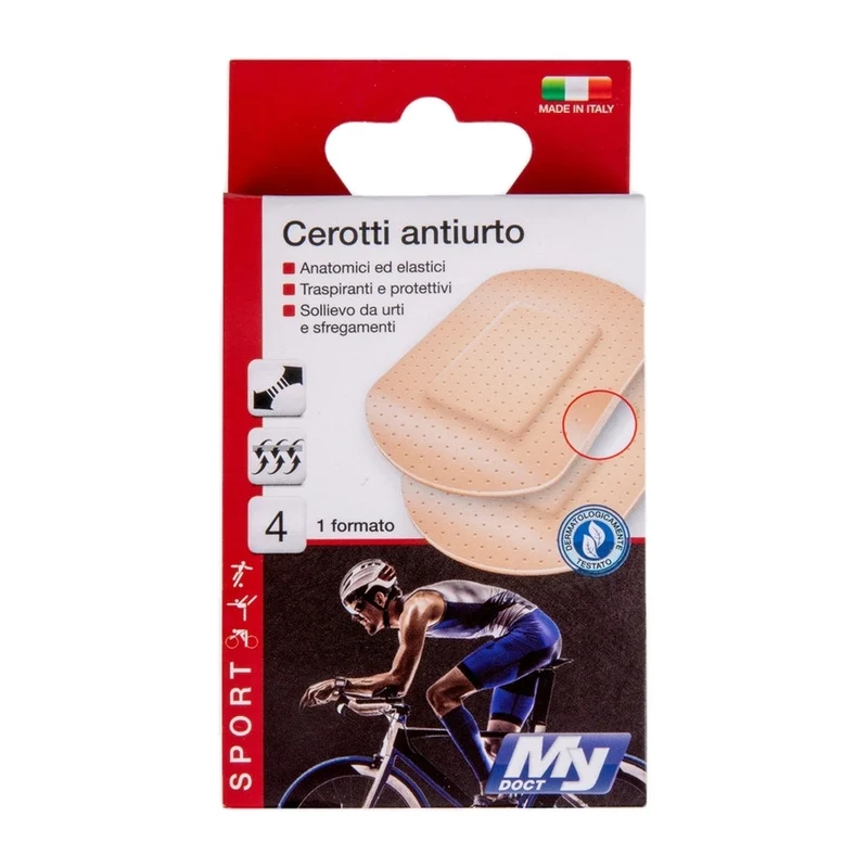 MyDoct Cerotti Big Sport Colore Pelle 4Pz