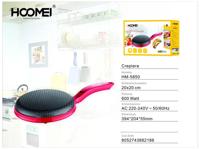 Hoomei Crepiera 600W HM-5850 (2186)