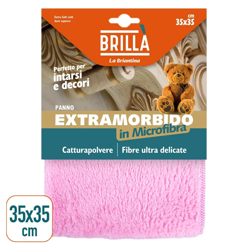 Brillà Panno in microfibra extramorbido 35x35