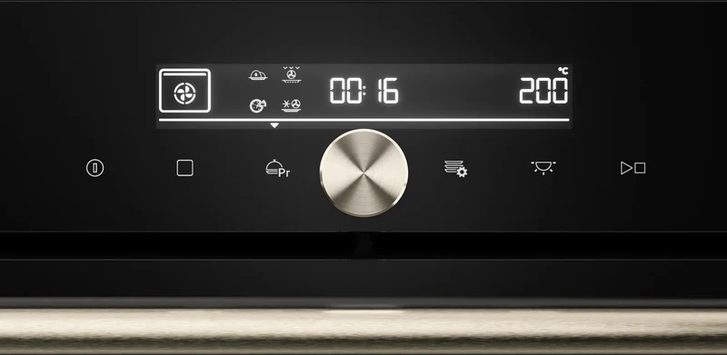 Ⓜ️🔵🔵🔵 Asko OT 86331 BG - Forno multifunzione Pure Line, Vetro ceramica nero, 60cm, 77 litri, Nuova Classe A+