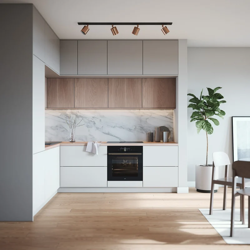 Ⓜ️🔵🔵🔵 Asko OT 86331 BG - Forno multifunzione Pure Line, Vetro ceramica nero, 60cm, 77 litri, Nuova Classe A+