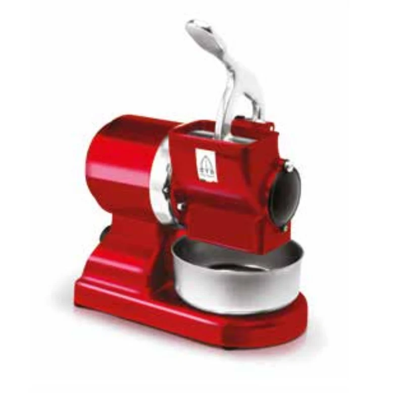 Ⓜ️🔵🔵🔵 Tre Spade GF-50/RED - Grattugia, ALTISSIMA QUALITÀ, alluminio brillantato ROSSO, potente e robusta, CONTENITORE IN DOTAZIONE, Made in Italy