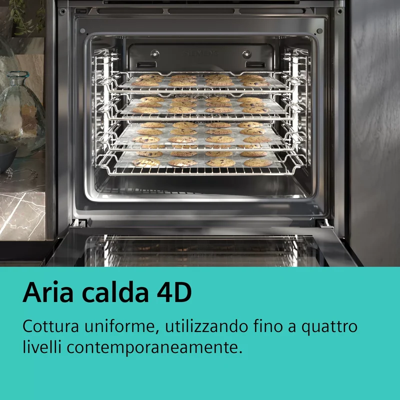 Ⓜ️🔵🔵🔵 SIEMENS HN678G4S6 - Forno combinato tradizione e microonde, 3 ANNI GARANZIA, funzione PIROLISI, IDROLISI e IMPULSI VAPORE, incasso 60cm, INOX