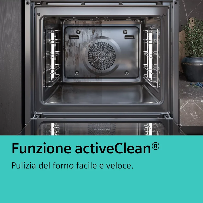 Ⓜ️🔵🔵🔵 SIEMENS HN678G4S6 - Forno combinato tradizione e microonde, 3 ANNI GARANZIA, funzione PIROLISI, IDROLISI e IMPULSI VAPORE, incasso 60cm, INOX