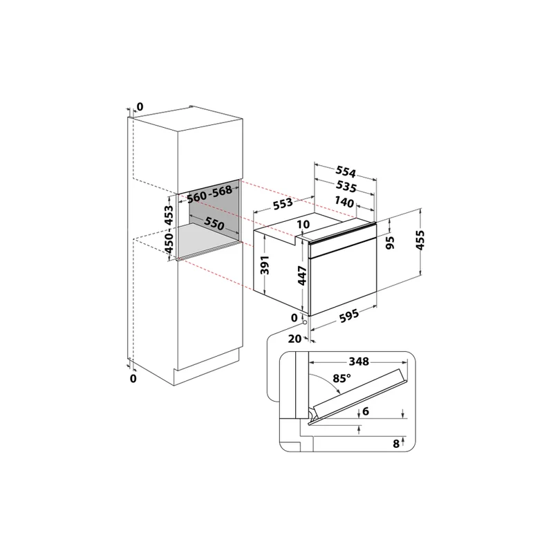Ⓜ️🔵🔵🔵 Hotpoint MP 996 IX HA - Forno combinato microonde e tradizionale, incasso, nero e acciaio