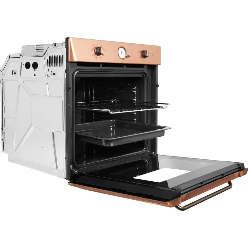 Ⓜ️🔵🔵🔵👌 Hotpoint Ariston FIT 804 H RAME HA - Forno elettrico incasso RAME, cavità smaltata XXL, AUTOPULENTE, Classe A