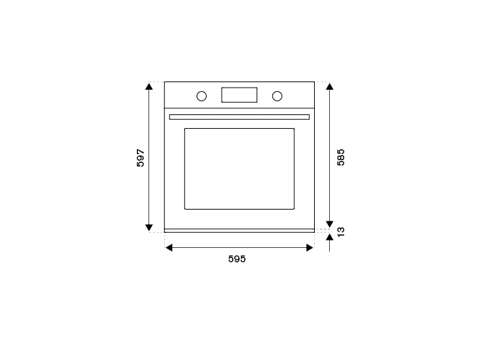 Ⓜ️🔵🔵🔵 BERTAZZONI F605PROGKX - Forno incasso, Gas, 60 cm, Acciaio inox, Serie Professional, 5 Funzioni, Grill gas, Nuova classe A+