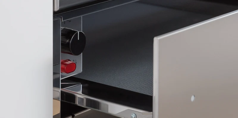Ⓜ️🔵🔵🔵 BERTAZZONI WD60N - Cassetto Scaldavivande, Carbonio, 60x15cm, Serie Modern, Cap. 25 kg