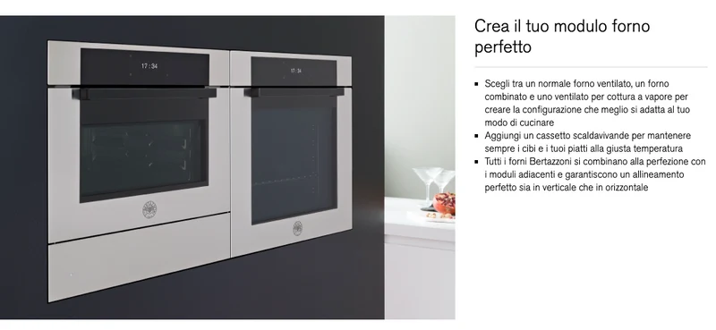 Ⓜ️🔵🔵🔵 BERTAZZONI WD60X - Cassetto Scaldavivande, Acciaio Inox, 60x15cm, Serie Modern, Cap. 25 kg