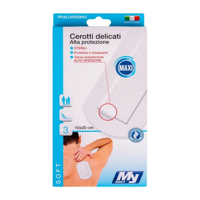 MyDoct Cerotti Delicati Maxi 20X10 Cm 3Pz