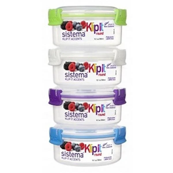 Sistema® Contenitore Pp Tondo Accents 0,3 L