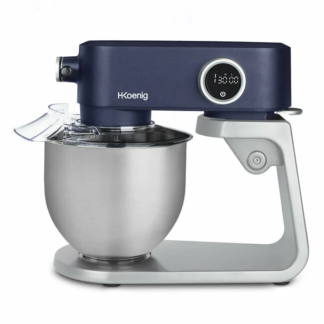 Ⓜ️🔵🔵🔵 H.Koenig KM126 - Impastatrice planetaria PROFESSIONALE, colore BLU OPACO, robustissima TUTTA IN METALLO alto spessore, 5 lt