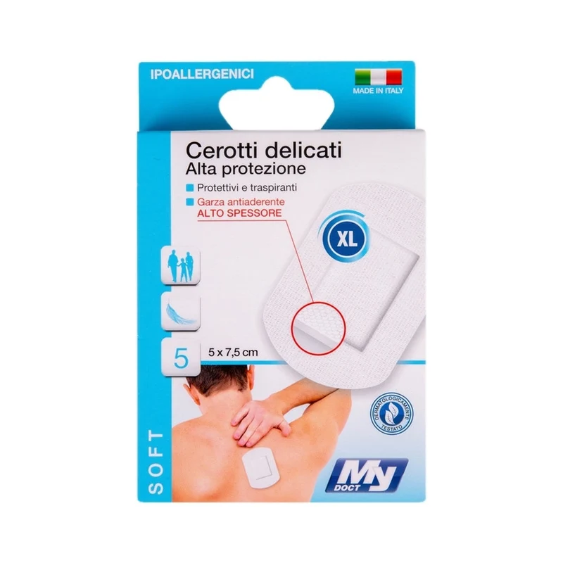 MyDoct Cerotti Soft Tnt Bianchi 7.50X5Cm 5Pz