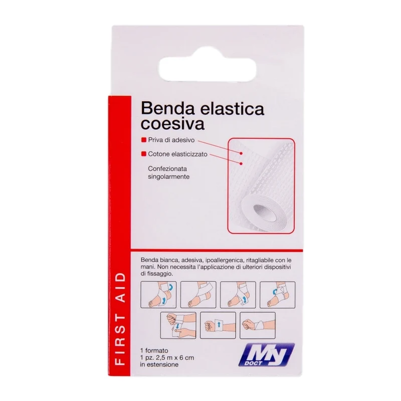 MyDoct Benda Elastica Coesiva 2.5 M X 6 Cm