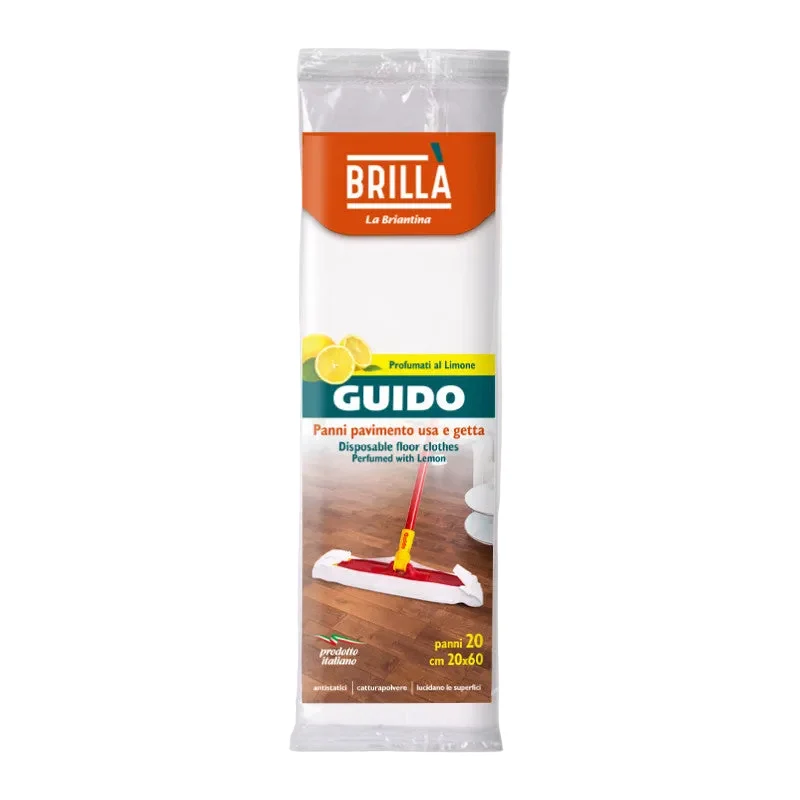 Brillà Panni Pavimenti Guido 20Pz. Limone