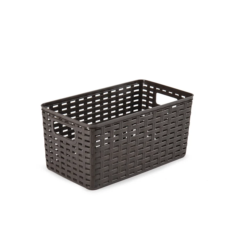 PlasticForte® Cesta Rattan 5L 28X17 Cm