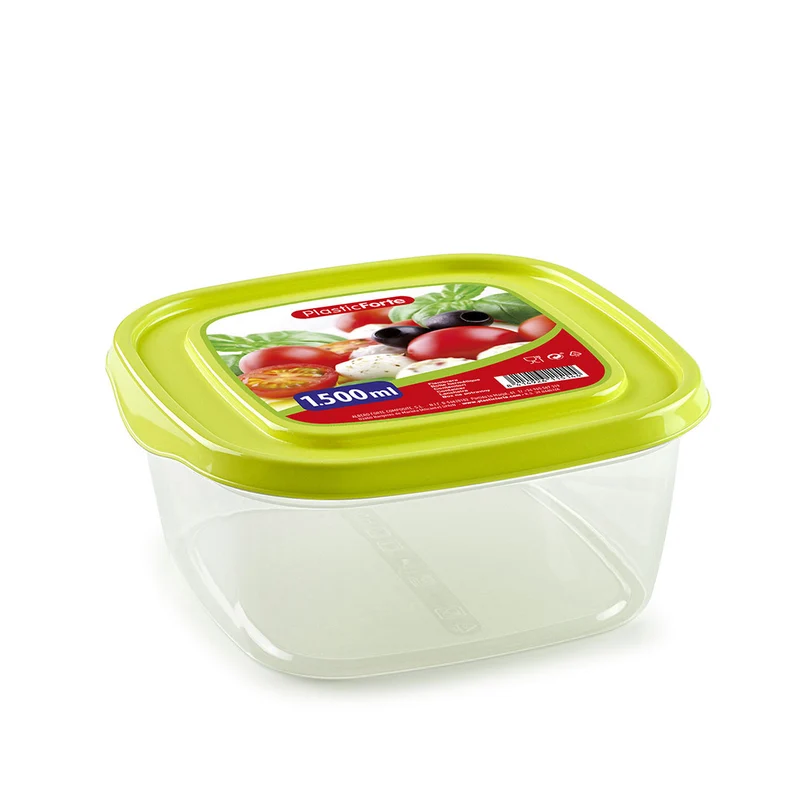 PlasticForte® Contenitore Basic Quadrato 1,5L